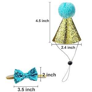 Christmas Pet Party Jazz Hat and Blingbling Bow Tie Breakaway Collar Set, Adjustable Headband for Kitten Puppy Small Dogs Cats (2/LB-Pink2) Christmas Pet Party Jazz Hat and Blingbling Bow Tie Breakaway Collar Set, Adjustable Headband for Kitten Puppy Small Dogs Cats (2/LB-Pink2)