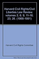 Harvard Civil Rights/Civil Liberties Law Review. volumes 2; 6; 9; 11-16; 23; 26. B001H4WILM Book Cover