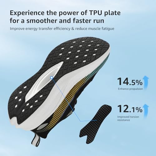 STQ Running Shoes Women Road Tennis Sneakers Workout Walking Fitness Athletic Sport Arch Support Carbon Plate Non Slip Supportive Cushioned Ladies Cross Training Shoe3