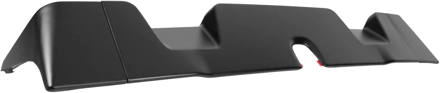 FREEMOTOR802 Compatible with 2019-2023 Ram 1500 All Cab & Bed Size IKON Style Matte Black ABS Top Roof Spoiler Wing