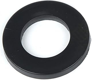 Arandela Plana.DIN125 M2 M2.5 M3 M4 M5 M6 M8 Arandela de Nailon de plástico Blanco o Negro Arandela espaciadora Plana Plateada Anillo de Junta, Firme y Duradero (Color : Black, Size : 1000pcs M2)