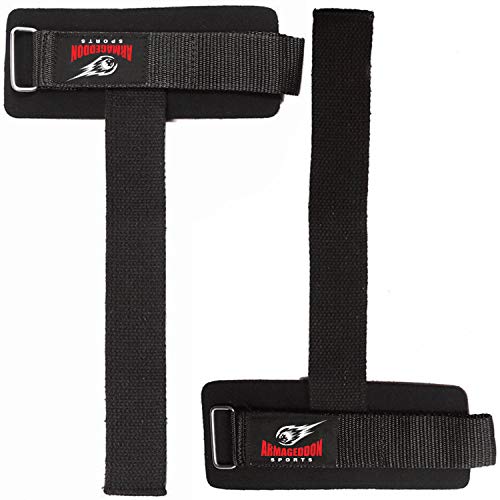 Armageddon Sports Wrist Straps For Weight Lifting With Premium Padded Wrist Wraps Support, Perfect For Deadlifting, Pull Up, Bar Workout, Gym, Weightlifting - Improves Grip For Men And Women #TOP1