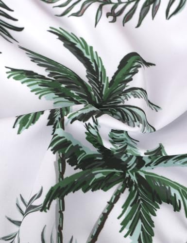 Shallmu Girls Swimsuit Bikini Set 3 Piece Tropical Print Bathing Suit Quick Dry Cover Up Skirt Swimwear 7-16Y4