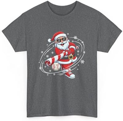 Santa Says Six Seven 67 Meme Christmas Baseball Funny Viral Gen Alpha Trend Graphite Heather image 4
