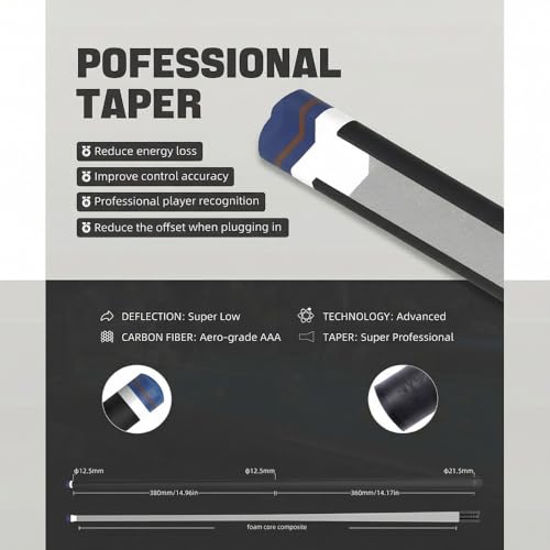 Taco Profesional de Fibra de Carbono 58" con Estuche 2x4 miniatura 6
