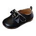 Chaussure Enfant Antiderapant Semelle Souple Mignon LéGer Confort Respirant Mocassins Princesse Souple en Cuir Fleur Noeud pour 15 Mois-6 Ans