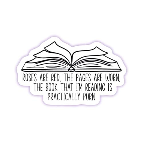Vinyl Die Cut Bookish Stickers - Adult Sarcastic Decal -