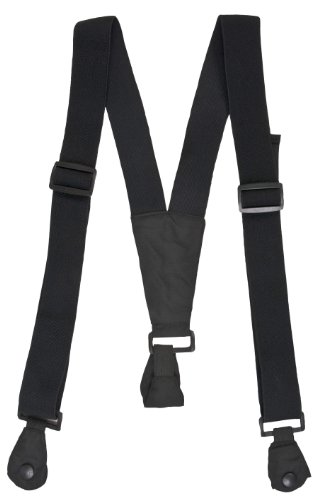 Trespass Bretelles pour Pantalon de Ski (Noir)