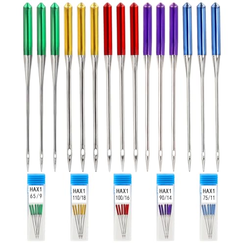 30 Pcs Universal Sewing Machine Needles, Suitable for Singer, Brother,...