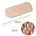 300pcs Palillos de Madera Redondos 15cm Varillas Madera Natural Palitos para Manualidades...