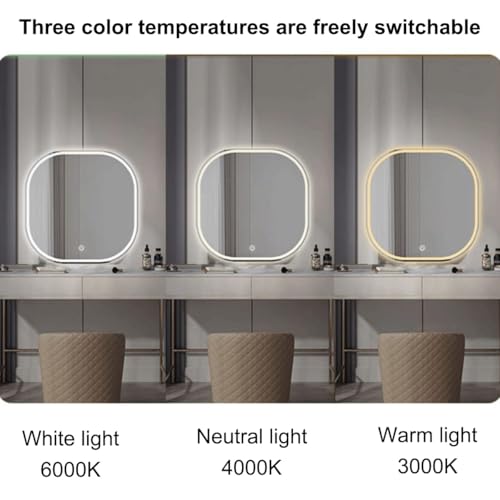 Espejo de baño LED antivaho que evita el reflejo empañado 7