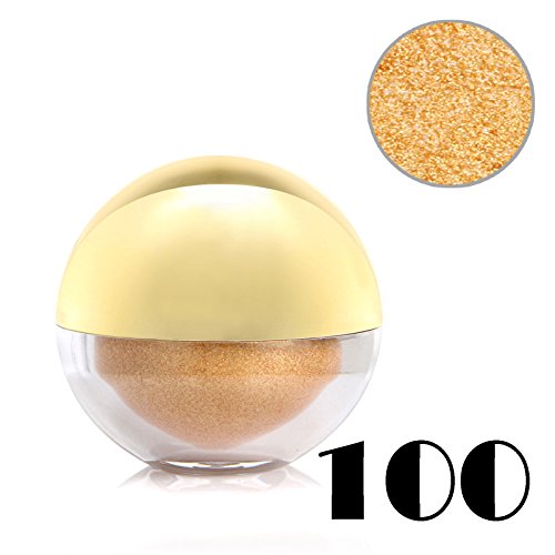 USA Seller Shimmer Pearl Loose Eyeshadow Powder Eye Shadow Ball Pigment Make-up Aztec Bright Gold Color #100