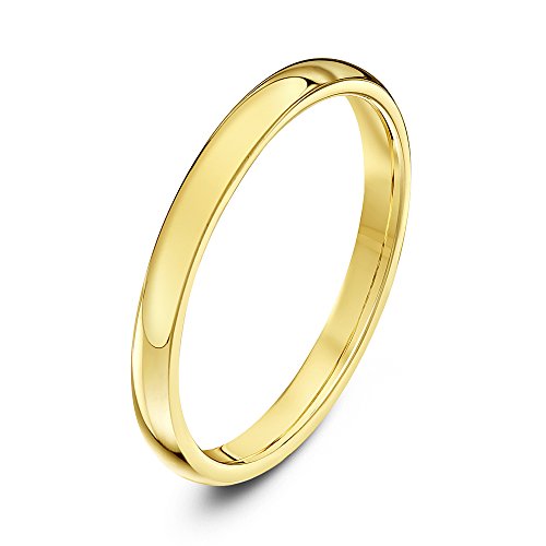Theia Unisex mujer 18 k (750) oro amarillo FINERING