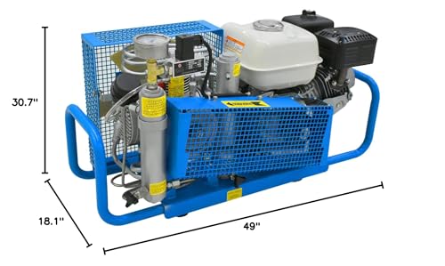 TUXING 4500Psi 300Bar High Pressure Diving Compressor,3.5CFM100L/min Air Flow for Scuba Breathing Snorkeling Water Sport Paintball (TXESB043)