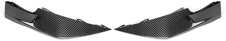 Car Tail Wing Real Dry Carbon Fiber Front Bumper Lip Canards Diffuser For BMW M3 G80 M4 G82 G83 2021-IN Car Styling Splitters Spoiler Rear Spoiler Side