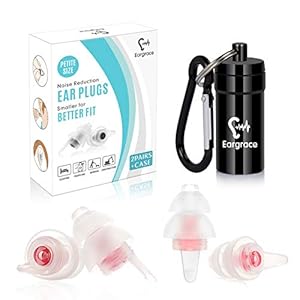 Oordopjes om te slapen, Eargrace 2 paar zachte ruisonderdrukking oordopjes voor kleine gehoorgangen, gehoorbescherming…
