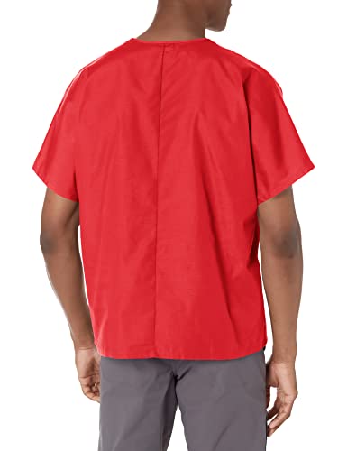 Image of Cherokee Scrubs for Women and Men Unisex V-Neck Tunic Nursing Scrub Top with Chest Pocket, Tuckable Durable Fabric - 4777 | 1 Chest Pocket For Essentials, Traditional Fit, Durable Construction, Comfortable Knit Details, Easy Care, Tuckable Style