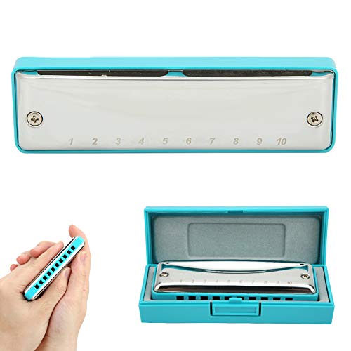 Harmonica de la bouche avec 10 trous pour les débutants, les étudiants, les enfants, les amateurs d’harmonica (bleu) - Les Beatles, Paul McCartney, John Lennon, RIngo Starr, George Harrison Harmonica de la bouche avec 10 trous pour les débutants, les étudiants, les enfants, les amateurs d'harmonica (bleu) – Image 5