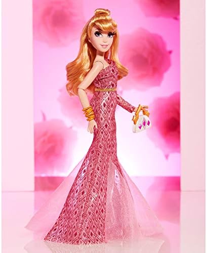 Disney Princess Style Series Aurora Fashion Doll, Contemporary Style Dress with Earrings, Purse and Shoes, Toy for Girls 6 and Up