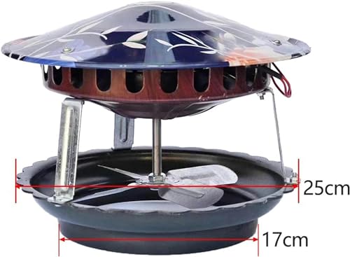 Ventilateur de cheminée 80W extracteur de tirage pour conduit - 3