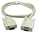QVS 15-Feet DB9 Male to Female Extension Cable (CC317-15N)