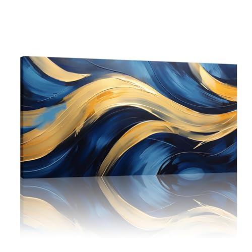 Toile de mode abstraite colorée 40x90cm pour habiller un grand mur vide avec élégance