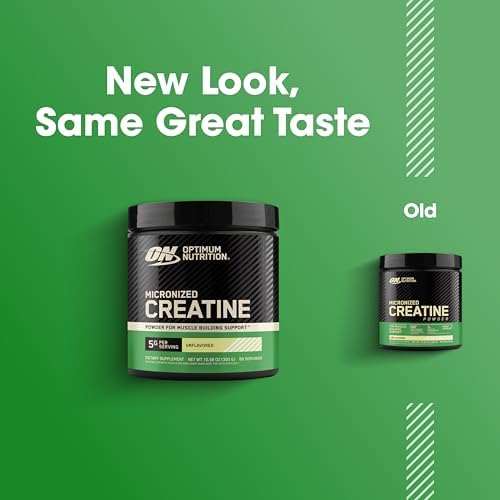 Optimum Nutrition Creatine, Micronized Creatine Monohydrate Powder, Supports Strength & Recovery, Banned Substance Tested, Unflavored, 5g per Serving, 60 Servings — view 4