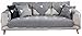 QFYD FDEYL Pokrowce na sofy / kształt pokrowce na sofę rozkładane sofa pokrycie mebli / ochraniacz na [Sprzedawane za sztuki/nie cały zestaw] szary 110 × 160 cm (43,31 × 62,99 cala)