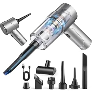 Handheld Vacuum Cleaner, Hand Held Vacuum Cordless, USB Car Vacuum Cleaner for Car, Home, Office, Kitchen