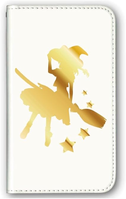 Amazon Co Jp 霧雨 魔理沙 東方 シルエット 影絵 イラスト デザイン 手帳型 スマホ ケース スライド式 マルチ Iphone Android 携帯 対応 ホワイト本体 カラープリント 002l 家電 カメラ