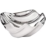 Nambe - Home Decor Collection - Oceana Sea Shell Dip Bowl - Measures at 4.5' x 4' x 1.5' - Made with...