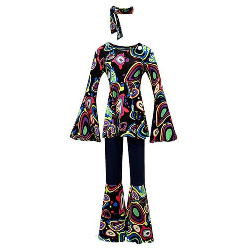 Pantalón con hiyab conjunto de camiseta estampado para fiesta
