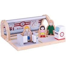 Bigjigs Rail Underground Train Station | Kids Railway Accessories for Wooden Track Sets | London Underground & City Metro Inspired Play Set | Educational Toys for Toddlers | Fun Gifts for 3+ Year Olds