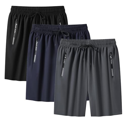La Mejor Lista de Ropa de Rugby para Hombre disponible en línea para comprar. 46 WYBF Shorts Hombre Deportivos, Paquete de 3 Shorts Deportivos Hombre, Pantalones Cortos Deportivos de Secado rápido,con Bolsillos y Cinturilla elástica,para...
