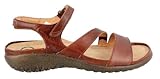 Naot Women's Etera Wedge Sandal,Luggage Brown Leather,35 EU/4 M US
