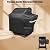 QuliMetal Grill Cover for Weber Searwood 600 Pellet - 600D Heavy-Duty Waterproof and Tear-Resistant Grill Cover for 3400145 Weber Searwood,Outdoor BBQ Accessory