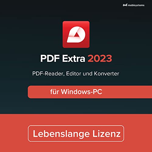 PDF Extra Lifetime – Professioneller PDF Editor – Lebenslange Lizenz – Bearbeiten, Schützen, Kommentieren, Konvertieren, Ausfüllen und Signieren von PDFs für 1 Windows PC