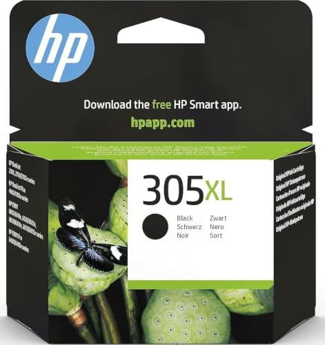 HP 305XL Nero, Cartuccia Inchiostro Originale, Alta Capacità