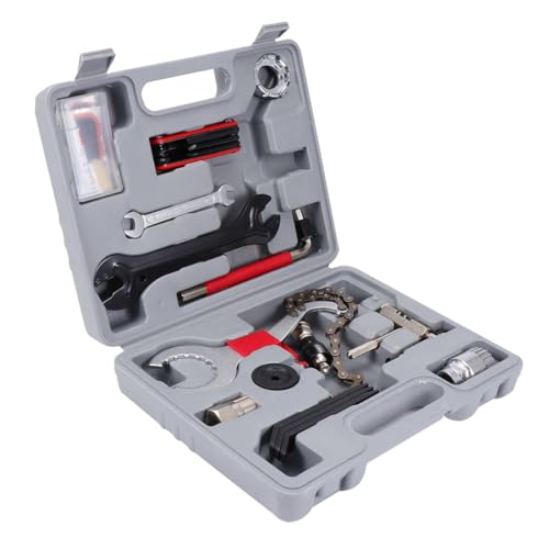 Sosoport 25pcs Bike Repair Tool Suit Multifunctional Maintenance Kit for Road Mountain Bikes Durable Tools Essential for Riders