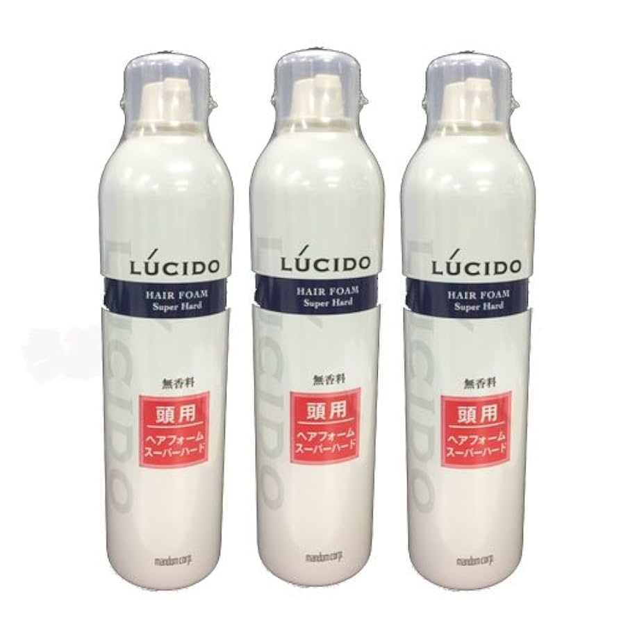 Amazon | 【3本セット】ルシード ヘアフォーム スーパーハード0