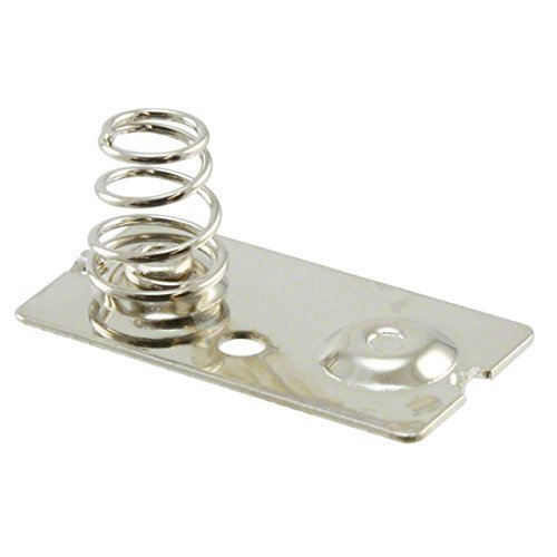 Keystone 5212 Dual AA Cell M/F Battery Contact, Nickel Plated Steel (Pack of 10)