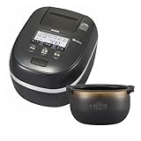 【WEB限定】タイガー魔法瓶(TIGER) 炊飯器 3.5合 圧力IH ご泡火炊き 日本製 24時間保温 土鍋かまどコート釜 ブラック JPD-G06NK