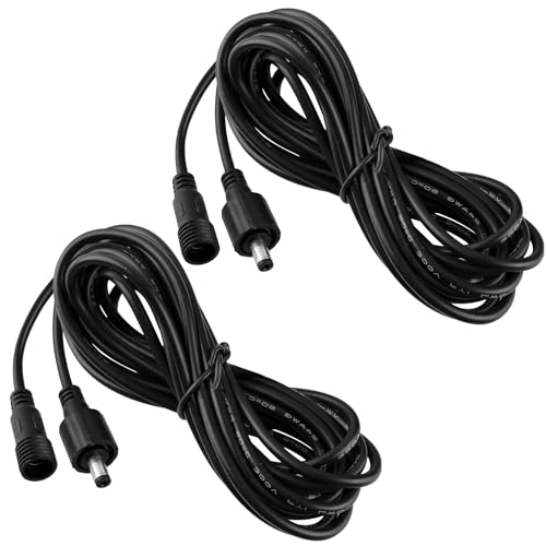 NATPOW 2 Pack 5M Verlängerungskabel mit IP65 Wasserdicht für Solarstrahler solar Light cable