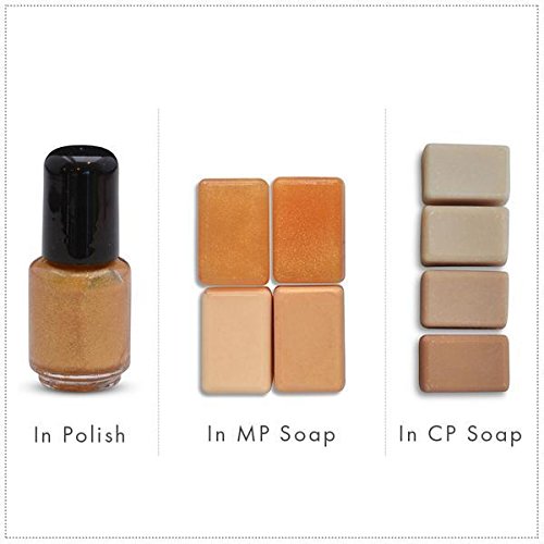 24 Karat Gold / Yellow Mica Powder Colorant Cosmetic Pigment By H&B Oils Center (1 Oz) #TOP1