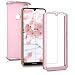 Produktbild kwmobile Case kompatibel mit Huawei Y6 (2019) - Hülle komplette Abdeckung - mit Displayschutz Metallic Rosegold