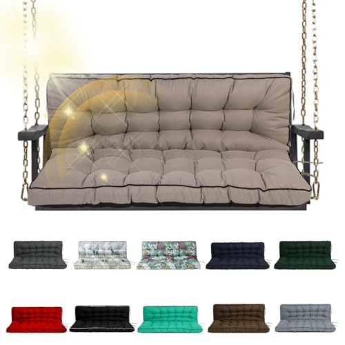 VKETU Waterproof Porch Swing Cushion