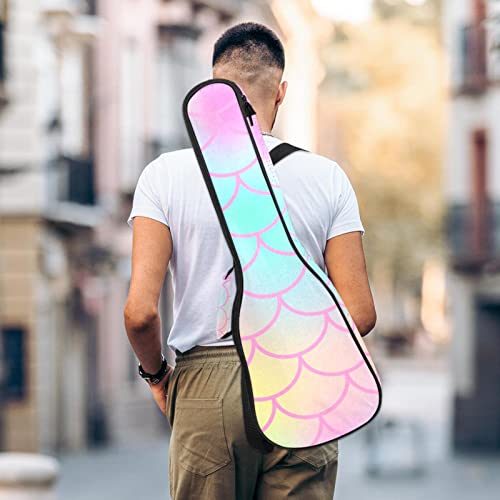 Housse pour ukulélé rose motif écailles de sirène 10 mm rembourrage épais 53,3 cm sac de transport pour ukulélé avec… - Les Beatles, Paul McCartney, John Lennon, RIngo Starr, George Harrison Housse pour ukulélé rose motif écailles de sirène 10 mm rembourrage épais 53,3 cm sac de transport pour ukulélé avec… – Image 6