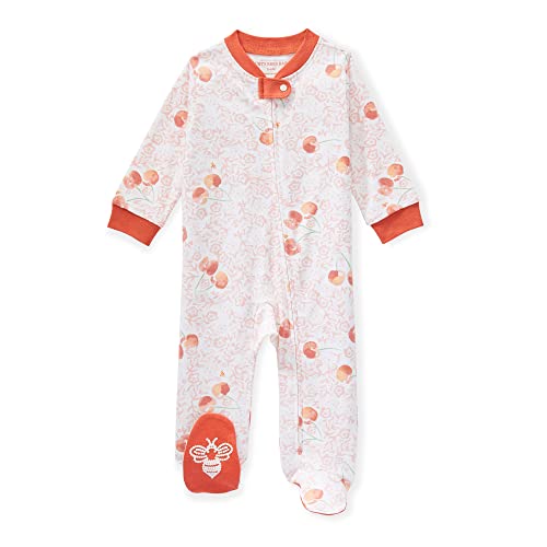 Image of Burt's Bees Baby unisex-baby Sleep & Play, Organic One-piece Romper-jumpsuit Pj, Zip Front Footed Pajama
