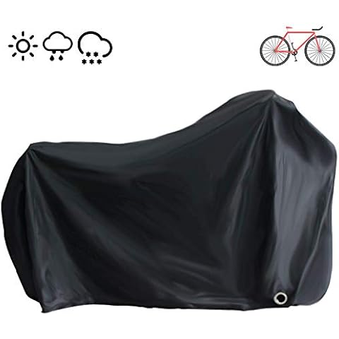 Bike Cover for 1 Bike Waterproof Bike Covers for Outside Storage 190T Nylon Bicycle Cover Anti Dust Rain UV Protection for Mountain Bike/Road Bike Cover