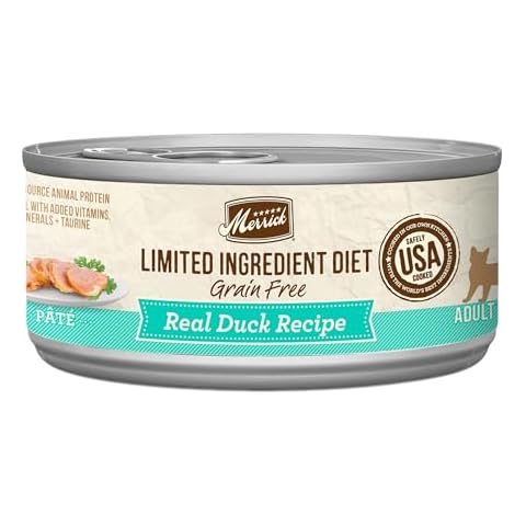 Merrick Limited Ingredient Diet Grain Free Real Duck Recipe Wet Cat Food Pate Cover